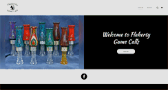 Desktop Screenshot of flahertygamecalls.com